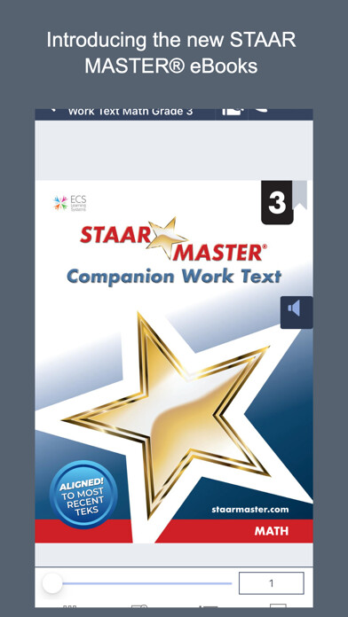 Emulate iPhone app STAAR MASTER eBooks using MyAndroid