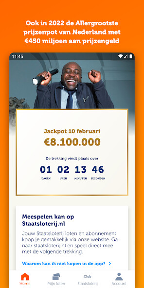 Run android online APK Staatsloterij from MyAndroid or emulate Staatsloterij using MyAndroid