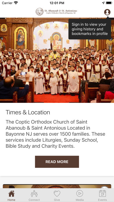 Emulate iPhone app St. Abanoub & St. Antonious using MyAndroid Emulate iPhone app St. Abanoub & St. Antonious using MyAndroid