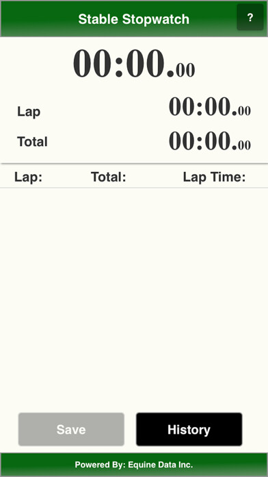 Emulate iPhone app Stable Stopwatch Plus using MyAndroid