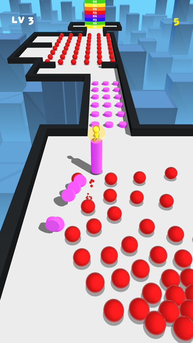 Emulate iPhone app Stack and Move using MyAndroid