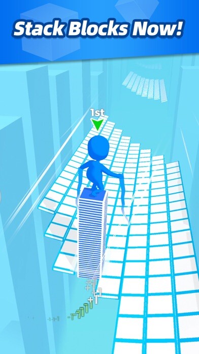 Emulate iPhone app Stack Block - Stack Race using MyAndroid
