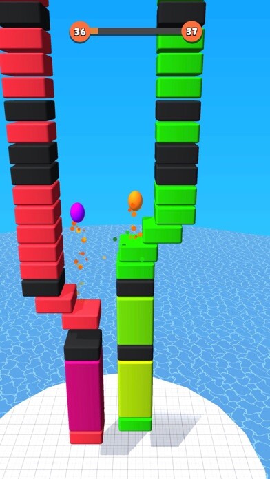 Emulate iPhone app Stack Bounce 3D using MyAndroid Emulate iPhone app Stack Bounce 3D using MyAndroid