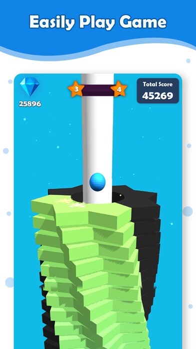 Emulate iPhone app Stack Fall - Helix Ball Jump using MyAndroid Emulate iPhone app Stack Fall - Helix Ball Jump using MyAndroid