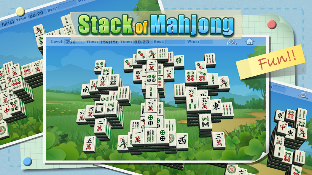 Emulate iPhone app Stack of Mahjong using MyAndroid