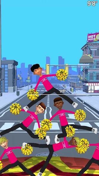 Run android online APK Stack-up Cheerleaders 3D from MyAndroid or emulate Stack-up Cheerleaders 3D using MyAndroid