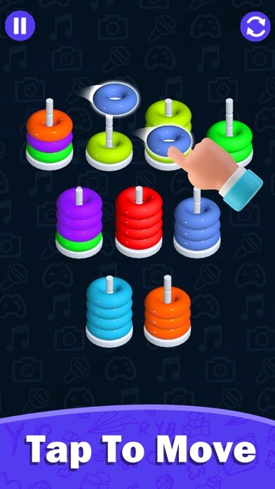 Emulate iPhone app Stacolor - Stack The Colors 3D using MyAndroid Emulate iPhone app Stacolor - Stack The Colors 3D using MyAndroid