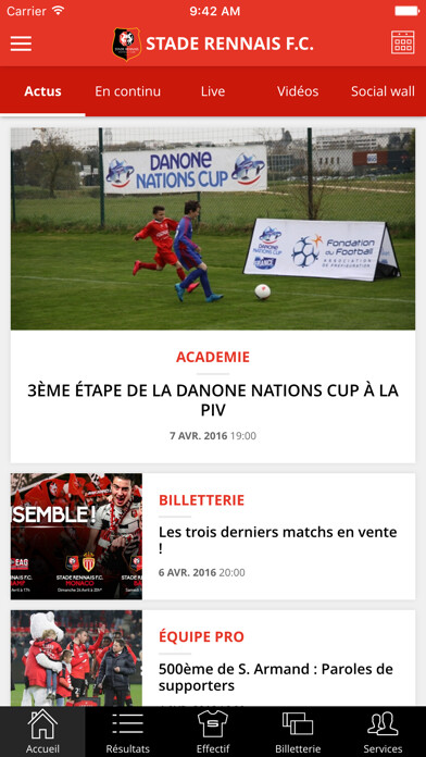 Emulate iPhone app Stade Rennais Football Club using MyAndroid Emulate iPhone app Stade Rennais Football Club using MyAndroid