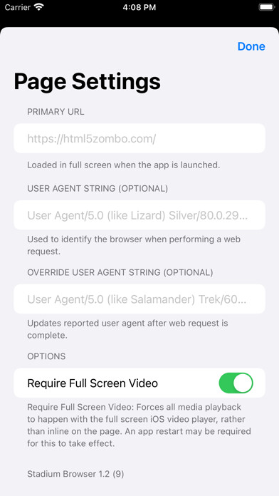 Emulate iPhone app Stadium Full Screen Browser using MyAndroid Emulate iPhone app Stadium Full Screen Browser using MyAndroid