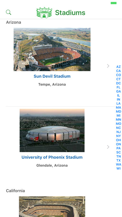 Emulate iPhone app Stadiums of Pro Football using MyAndroid Emulate iPhone app Stadiums of Pro Football using MyAndroid
