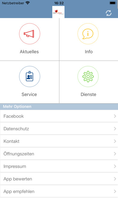 Emulate iPhone app Stadt Aichach using MyAndroid Emulate iPhone app Stadt Aichach using MyAndroid