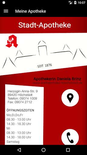 Run android online APK Stadt Apotheke Hoechstaedt from MyAndroid or emulate Stadt Apotheke Hoechstaedt using MyAndroid