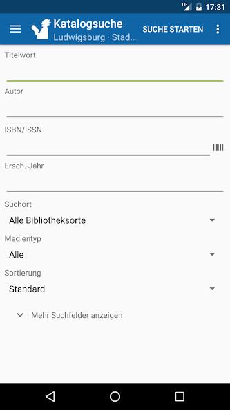 Run android online APK Stadtbibliothek Ludwigsburg from MyAndroid or emulate Stadtbibliothek Ludwigsburg using MyAndroid