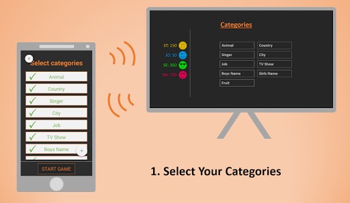 Run android online APK Stadt Land Fluss (Chromecast) from MyAndroid or emulate Stadt Land Fluss (Chromecast) using MyAndroid