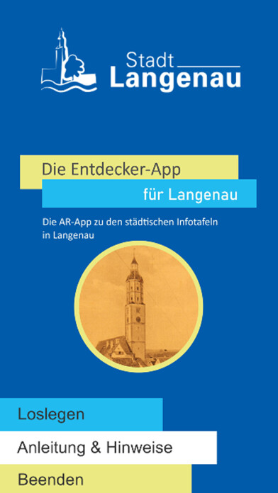 Emulate iPhone app Stadt Langenau App using MyAndroid