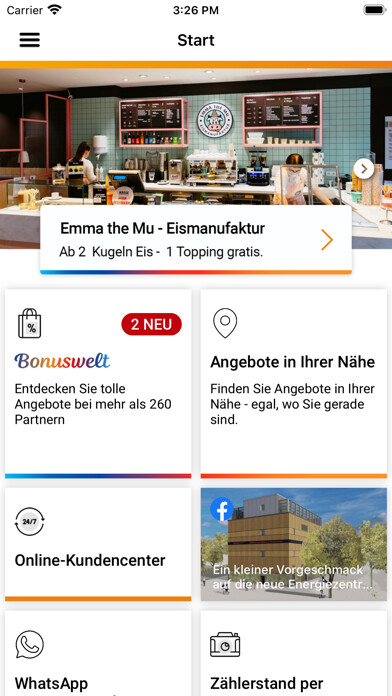 Emulate iPhone app Stadtwerke Bochum-App using MyAndroid Emulate iPhone app Stadtwerke Bochum-App using MyAndroid