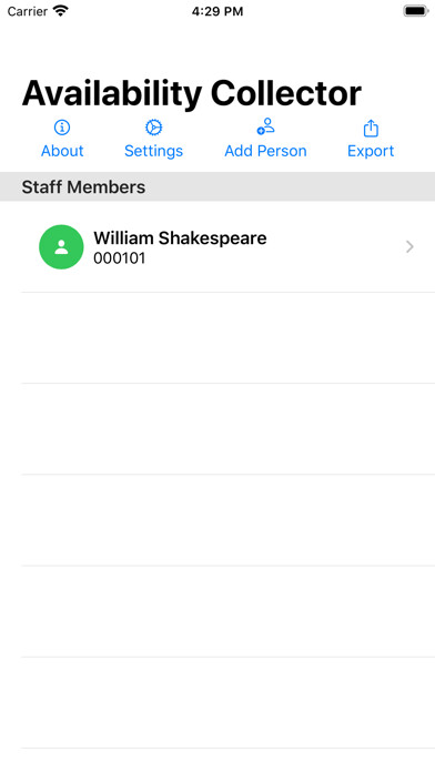 Emulate iPhone app Staff Data Collector using MyAndroid Emulate iPhone app Staff Data Collector using MyAndroid