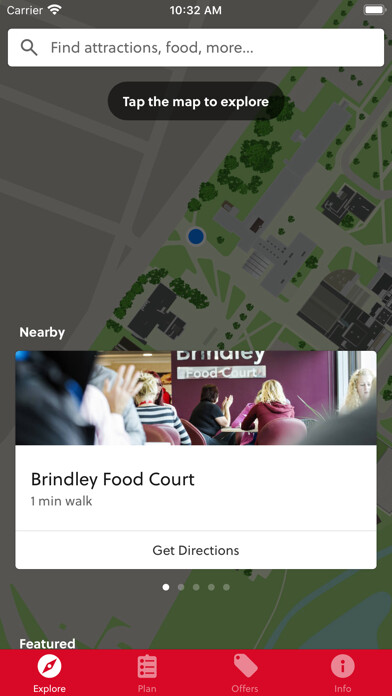 Emulate iPhone app Staffordshire University Maps using MyAndroid