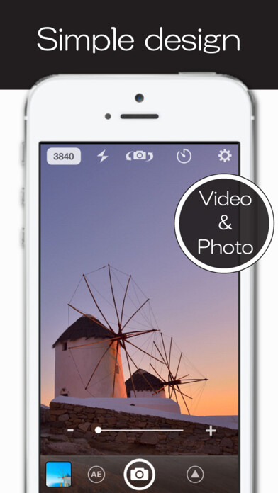 Emulate iPhone app StageCameraHD - Pro camera using MyAndroid