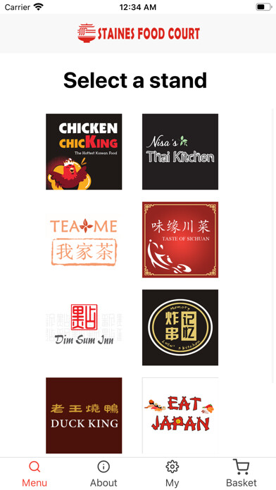 Emulate iPhone app Staines Food Court App using MyAndroid Emulate iPhone app Staines Food Court App using MyAndroid
