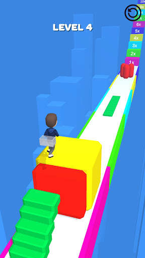 Run android online APK Stair Race stack 3d-Cube slide surfer run from MyAndroid or emulate Stair Race stack 3d-Cube slide surfer run using MyAndroid