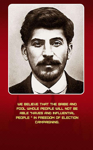 Emulate Android APK Stalin. Quotes.
