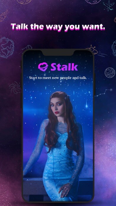 Emulate iPhone app Stalk - Chat & Meet New People using MyAndroid
