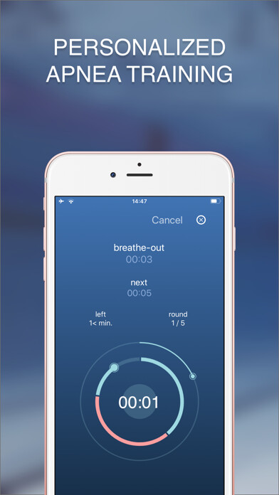 Emulate iPhone app STAmina Apnea Trainer using MyAndroid Emulate iPhone app STAmina Apnea Trainer using MyAndroid