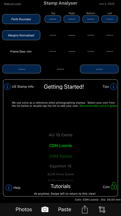 Emulate iPhone app Stamp Analyser using MyAndroid