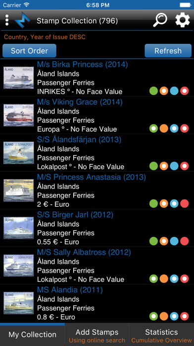 Emulate iPhone app Stamp Mate Mobile using MyAndroid