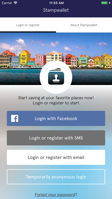 Emulate iPhone app Stampwallet using MyAndroid Emulate iPhone app Stampwallet using MyAndroid