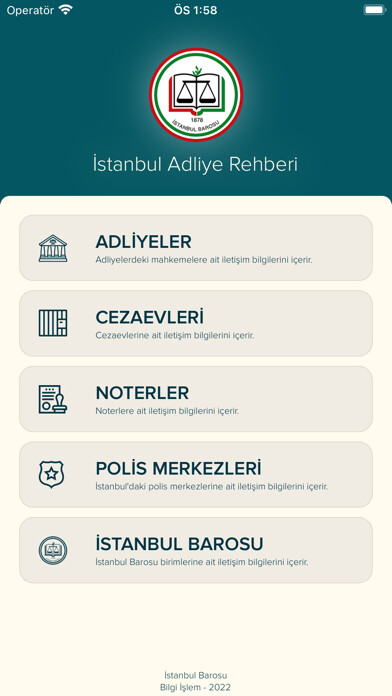 Emulate iPhone app İstanbul Adliye Rehberi using MyAndroid Emulate iPhone app İstanbul Adliye Rehberi using MyAndroid