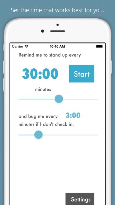 Emulate iPhone app Stand Alarm using MyAndroid Emulate iPhone app Stand Alarm using MyAndroid