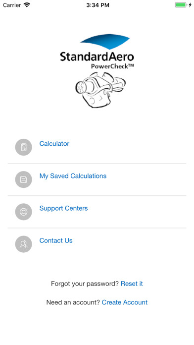 Emulate iPhone app StandardAero PowerCheck using MyAndroid Emulate iPhone app StandardAero PowerCheck using MyAndroid