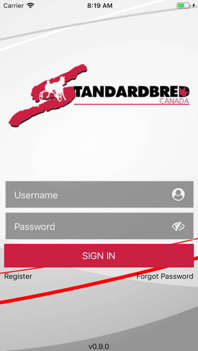 Emulate iPhone app Standardbred Canada Mobile using MyAndroid Emulate iPhone app Standardbred Canada Mobile using MyAndroid