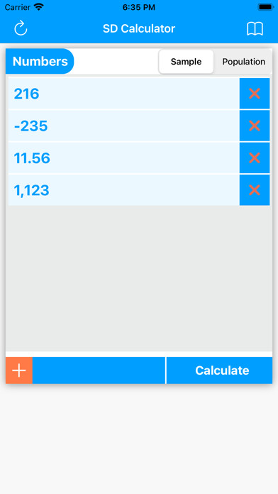 Emulate iPhone app Standard Deviation Calc using MyAndroid Emulate iPhone app Standard Deviation Calc using MyAndroid