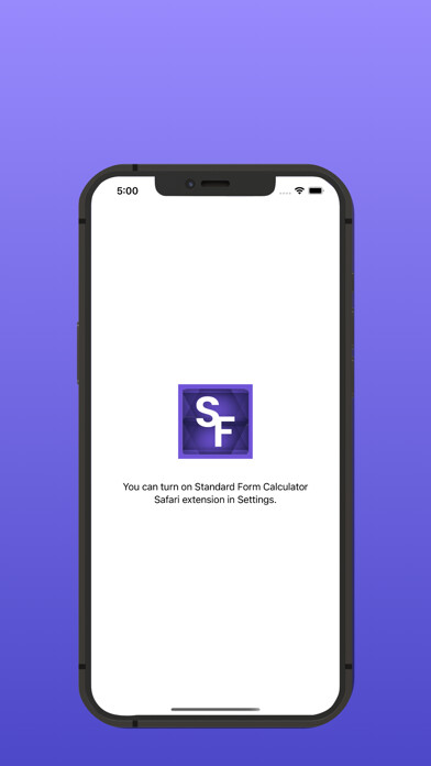 Emulate iPhone app Standard Form Extension using MyAndroid
