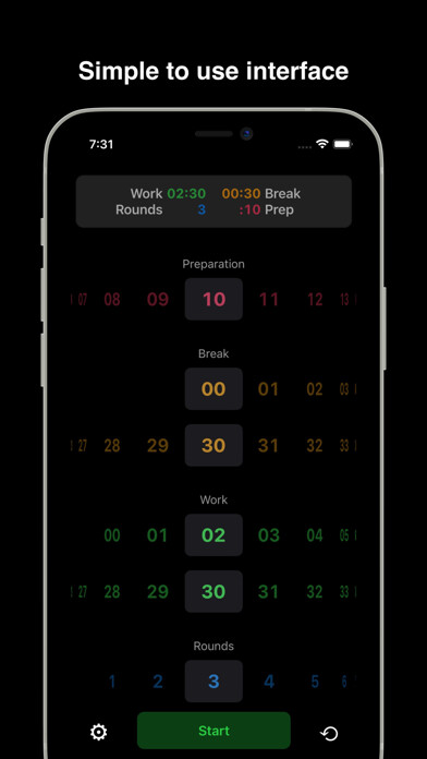 Emulate iPhone app Standard Interval Timer using MyAndroid Emulate iPhone app Standard Interval Timer using MyAndroid