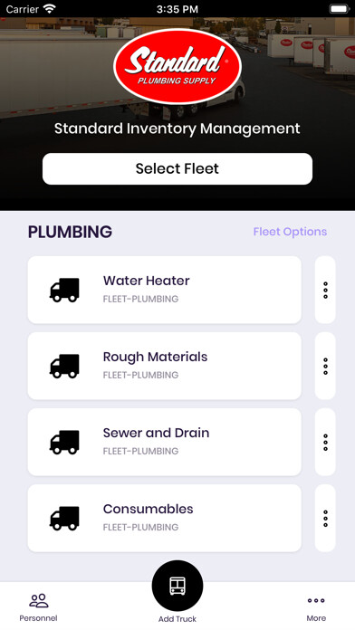 Emulate iPhone app Standard Inventory Management using MyAndroid
