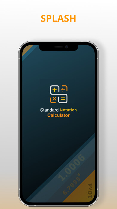 Emulate iPhone app Standard Notation Calculator using MyAndroid