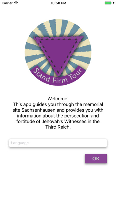 Emulate iPhone app Stand Firm Tour using MyAndroid