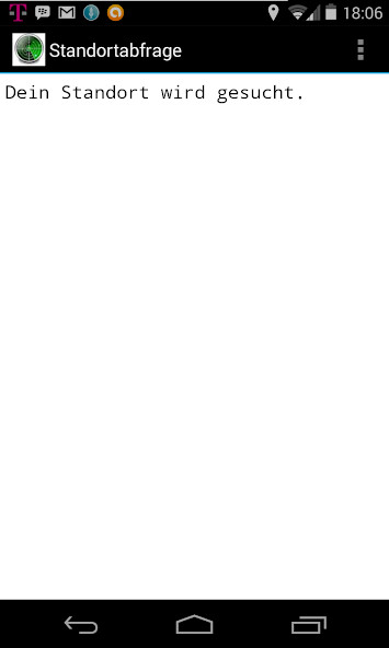 Run android online APK Standortabfrage from MyAndroid or emulate Standortabfrage using MyAndroid