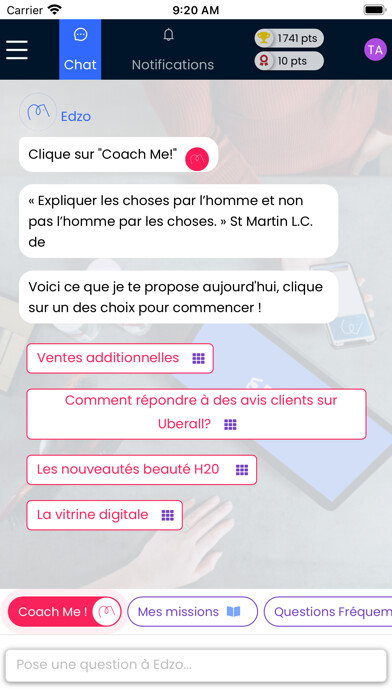 Emulate iPhone app Standup - Edzo using MyAndroid