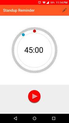 Emulate Android APK Stand up - Repeating Reminder Emulate Android APK Stand up - Repeating Reminder