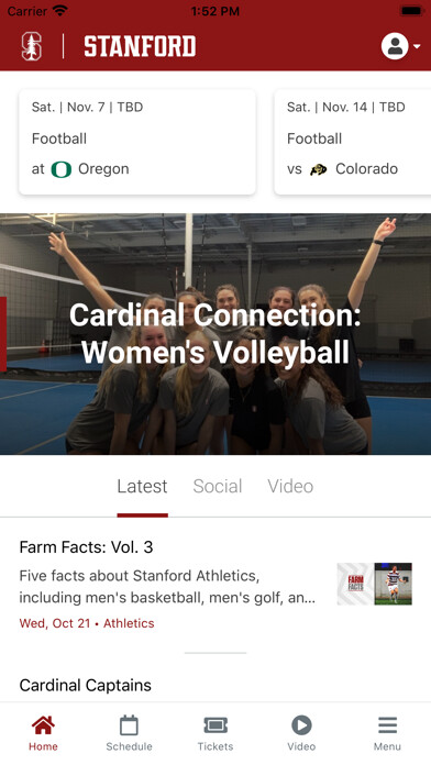 Emulate iPhone app Stanford Athletics using MyAndroid Emulate iPhone app Stanford Athletics using MyAndroid