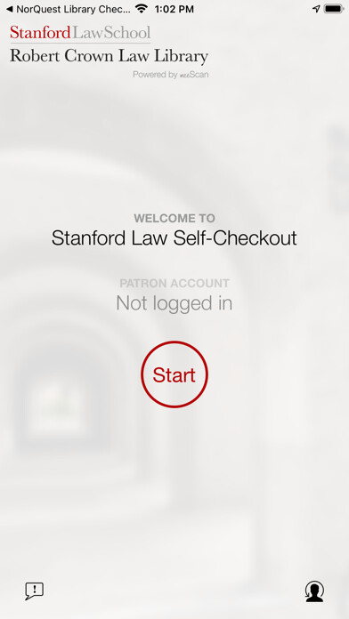 Emulate iPhone app Stanford Law Self-Checkout using MyAndroid