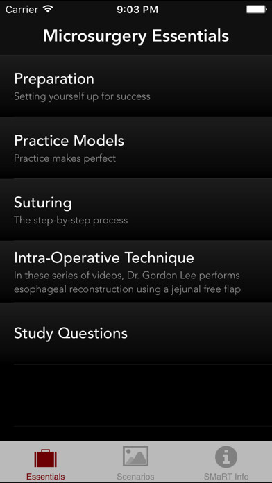 Emulate iPhone app Stanford Microsurgery and Resident Training using MyAndroid