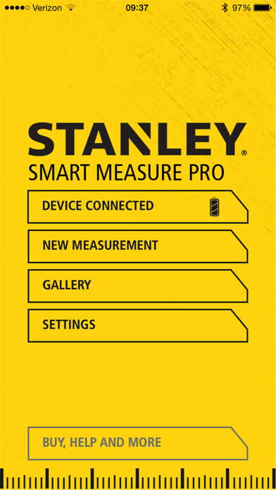 Emulate iPhone app STANLEY Smart Measure Pro using MyAndroid Emulate iPhone app STANLEY Smart Measure Pro using MyAndroid