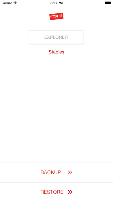 Emulate iPhone app Staples Online Backup using MyAndroid Emulate iPhone app Staples Online Backup using MyAndroid