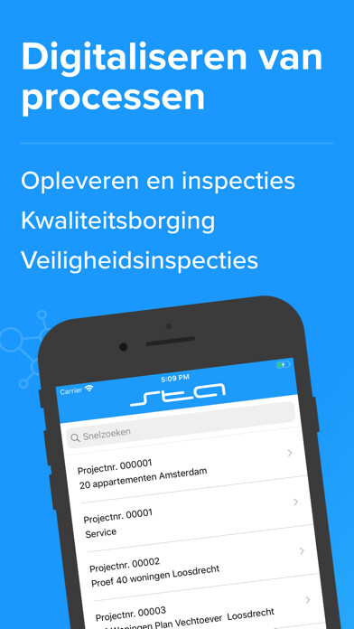 Emulate iPhone app STA - Processen digitaliseren using MyAndroid
